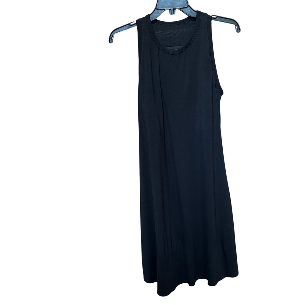 Shebird The Freedom Swing Dress Size 3 Black Built-in Bra Pockets Sleeveless - Picture 4 of 9